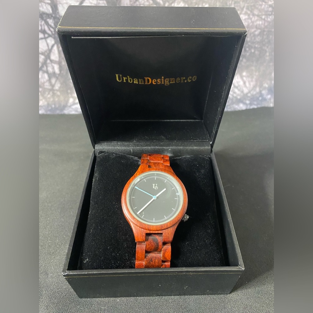 Urban Designer Co. Wooden-Band Watch